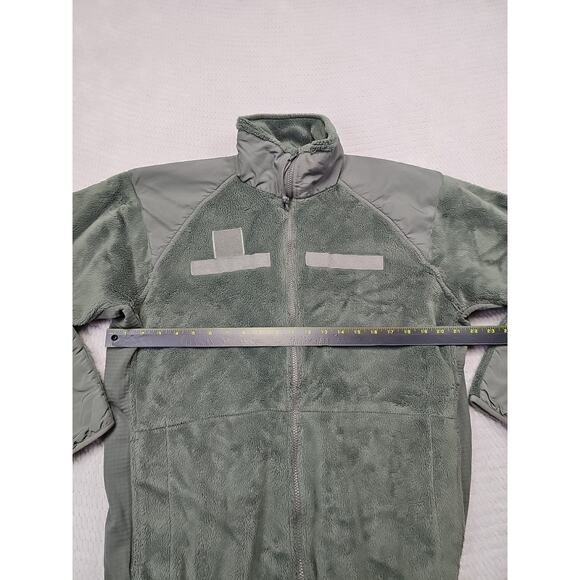 US Army Fleece Jacket Mens Medium Regular Gen III Cold Weather Army Green - Picture 3 of 7